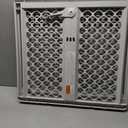 MYPET Universal Pet Gate: 26 - 42 Wide Dog Gate for Doorways with Pressure Fit or Swinging Door Hardware Mounting Types Included: 26" Tall; Gray