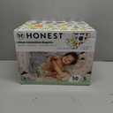 The Honest Company Clean Conscious Diapers | Plant-Based, Sustainable | So Delish + All The Letters | Club Box, Size 5 (27+ lbs), 50 Count