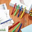 Tenceur 20 Set Christmas Coworkers Gifts Bulk Light Bulbs Keychain Motivational Ballpoint Pens Coworkers Are Like Christmas Light Cards for Office Employee Staff Teacher Team