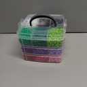 Pony Beads for Bracelets 3600 Pcs Plastic Beads for Friendship Bracelets Necklace 6x9mm 18 Solid Colors