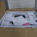 Small Standing Desk with Wheels, Portable Treadmill Desk, Rolling Desk Adjustable Height for Laptop, Mobile Standing Table for Walking Pad, Bedside Table (White)