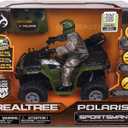 NKOK Realtree 1: 8 Rc Polaris Sportsman XP 1000 with Turbo Boost & Rider, Turbo Boost Feature with Extra Speed, Allows Children to Pretend Play and Use Their Imagination, for Ages 6 and up