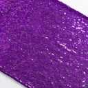 ShiDianYi Sequin Table Runner - 12x72-Inch Purple Sparkle Table Cover/Cloth for Wedding Party Decoration