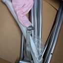 Baby Jumper with Stand, Baby Jumpers and Bouncers, Baby Exerciser Suitable for 6-24 Months, Easy to Assemble & Store Jumper for Baby (Pink)