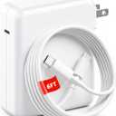 140W Mac Book Pro Charger, Fast Charger Power Adapter for Mac Book Air/Pro with 6FT USB C to C Cable Cord Compatible with MacBook Pro/Air 16/15/14/13 Inch/M1/M2/M3/iPad Pro 2023/2022 and USB C Device