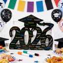 kockuu 2026 Wood Signs Graduation Decorations, Black Graduation Guest Book Signature Board Wood Signs Party Decor for Grad Photo Props Congrats Party Supplies