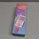 Amazmic Kids Karaoke Microphone Machine Toy Bluetooth Microphone Portable Wireless Karaoke Machine Handheld with LED Lights, Gift for Children Adults Birthday Party, Home KTV(Gray)