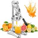 Stainless Steel Manual Citrus Juicer Heavy-Duty Lever Press