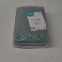 MILDLY Super Soft Duvet Cover - 100% Washed Microfiber Sage Green Comforter Cover Set 3 Pieces with Zipper Closure & Corner Ties (No Comforter) (Queen (90"x90"))