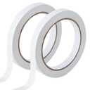1/4" 2 Rolls Double Sided Adhesive Sticky Tape for Arts, DIY, Crafts, Photography, Scrapbooking, Card Making, Gift Wrapping, Office School Stationery Supplies, Home Supplies(Width: 6mm)