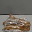 10 Pack Wooden Utensils for Cooking, Wood Utensil Set for Kitchen, Teak Wooden Spoon for Cooking, Non-Stick Spatula Ladle