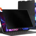 Upgraded 360 iPad Pro 12.9 inch Privacy Screen Protector (Landscape+Portrait Privacy), Magnetic Removable 4-Way Anti Spy Screen Film for Apple iPad Pro 12.9" 6th 5th 4th 3rd Generation 2022 2021 2020