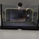 Screen Magnifier Version, 2026 New 3D HD Foldable Amplifier Phone Stand with Adjustable Angle Gift for Mom Dad Family Portable Universal Enlarger Movies Gaming Video(Black, 12 inch)