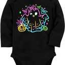 Baby Boys Girls Cotton Romper Newborn Funny Saying Bodysuit Long Sleeve Infant Neutral Jumpsuit 0-12 Months