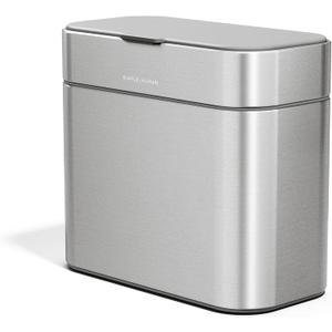 simplehuman Compost Caddy, Detachable and Countertop Bin, 4 Liter / 1.06 Gallon, Brushed Stainless Steel
