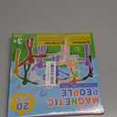 50 Pack Magnetic People Figures, Colorful Magnet Man for Ages 15+, Humanoid Magnetic Men, Funny for Women, Fridge Magnets for Refrigerator, Office, Locker Decor, Whiteboard