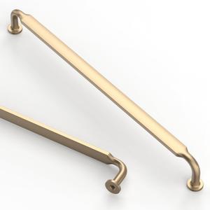 Asidrama 10 Pack 10 Inch(254mm) Brushed Brass Kitchen Cabinet Handles, Cabinet Pulls Kitchen Cabinet Hardware for Cupboard Drawer Pulls