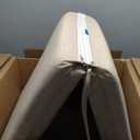 Honeycomb Outdoor Essentials Dining Chair Cushion, 20 x 41, Hampton Texture Neutral Cushion for Patio Furniture