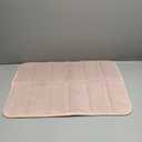 ROSMARUS Memory Foam Bath Mat 17 x 24, Water Absorbent Bath Mats for Bathroom, Non Slip Washable Bathroom Rugs for Shower, Ultra Soft Bathroom Mats for Floor & Tub, Pink