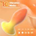 5 x Anal Butt Plug Vibrator Adult Sex Toys for Women Men, Anal Toys Remote Control Vibrating Anal Trainer Beads with 10 Vibration Modes for Beginners Advanced Players Couple
