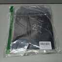 Alimens & Gentle Mens Short Sleeve Dress Shirt Wrinkle Free Solid Casual Button Down Shirts for Summer Business Wedding (Black, S)