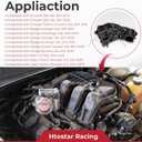Upper Intake Manifold 2011-2023 Compatible with Dodge Chrysler Jeep 3.6 3.0 For Journey Durango Charger Challenger Avenger Caravan Grand Cherokee 200 300 Town Country Replace 5184693AE