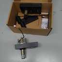 Kwikset SmartCode 917 Keypad Keyless Entry Residential Electronic Lever Lock Deadbolt Alternative with Halifax Door Handle, SmartKey Security, Matte Black Contemporary