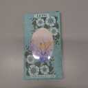 LETO for iPhone 16 Plus Wallet Case - Flip Folio Leather Kickstand - Fashionable Flower Designs - Credit Card Holder - Protective Phone Cover for Women and Girls - 6.7" - White Flowers Blue Purple