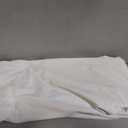 Plush Velvet Curtains for Living Room (1 Panel) - 50W x 96L, Pillow White