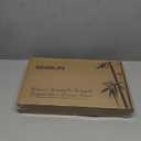 Bamboo Cutting Board for Kitchen, Wooden Cutting Board 3-Piece Set with Non-Slip Mat Deep Juice Groove and Built-In Handles, Wood Cutting Board for Meat Vegetables Fruit Ideal Gift for the Home (Brown)