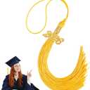 2026 Graduation Tassels, Gold Graduation Cap Tassels Decorations with 2026 Gold Charm,1Pcs, Grad Tassel Decorations Gifts