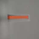 Compatible with Apple Watch Band 49mm 46mm 45mm 44mm 42mm 41mm 40mm 38mm, Silicone Magnetic Adjustable Loop Strap for iWatch Ultra 3/2/1 SE3 Series 11 10 9 8 7 6-1 (49/46/45/44/42, Black Orange)