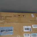 SRIWATANA Side Table, End Table, Vintage C-Shaped Couch Table for Sofa Laptop Coffee Snack, Walnut