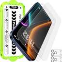 Esanik 2+2 Pack for iPhone 17 Pro Max Matte Glass Screen Protector Auto-alignment Anti-Glare & Anti-Fingerprint,Anti-Reflection,Bubble Free, Smooth as Silk, 9H Glass Screen Cover