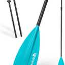 Abahub SUP Paddle - 3 Piece Adjustable Paddles - Lightweight Stand-up Paddle Oars for Paddleboard, Adjustable Aluminum Alloy Shaft 68" - 84", Black/Blue/Green/Orange/Red/Yellow Plastic Nylon Blade