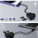 SD Card Reader, 6-in-1 USB C USB 3.0 Memory Card Reader for Digital Camera SD TF MS CF Card Viewer with 5Gbps USB-A/C Data Ports Compatible for iPhone 17/16/15,MacBook,iPad, Android, Samsung, PC,iMac