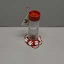 Nature's Way Hanging Glass Hummingbird Feeder for Outdoor Dcor, 28 Ounce Capacity Nectar Feeder, Ant Moat, 7 Easy to Clean Flexible Ports, Red