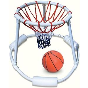SWIMLINE Pool Basketball Hoop Floating Or Poolside Game With Real Feel Net & Float Foam For Kids & Adults Swimming Splash Super Hoops With Water Basketball Pools Toy Outdoor Summer 9162