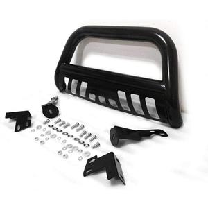 Black Powder-Coated Steel Bull Bar Grille Guard Compatible With 2005 2006 2007 2008 2009 2010 2011 2012 2013 2014 2015 2016 2017 Nissan Frontier Pathfinder 2.5L 4.0L