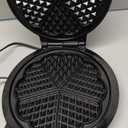 Mueller Heart 5 Waffle Maker, Waffle Iron, Adjustable Browning Control & Nonstick, Cool Touch Handle, Easy to Clean, Small Kitchen Appliances