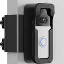 ZUMIMALL Anti-Theft Video Doorbell Mount, No-Drill Doorbell Mounting Bracket for Houses, Apartments, Businesses, Easy Installation, Suitable for Most Doorbells