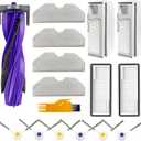 Accessories Kit for Narwal Freo X Plus Robot Vacuum Cleaner, Freo X Plus Replacement,1 Main Brush, 2 Filters, 2 Dust Bags, 4 Mop Pads, 6 Side Brushes Attachments