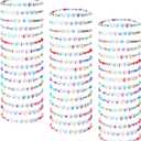 48 Pcs summer Kids Friendship Bracelet Set Adjustable Beads Bracelets Cute Friendship Princess Pretend Play Stretch Jewelry Set for Girls Women(Exquisite)