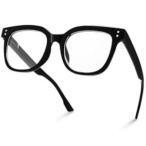 miyya Oversized Blue Light Glasses For Woman, Fashion Glasses, Computer Screen Glasses, Non Prescription Glasses For Women