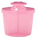 Dr. Brown's Travel Formula Dispenser with Lid, BPA Free - Pink - Holds 27oz (1-Pack, Pink)