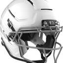 Schutt F7 AiR Youth Football Helmet (Virginia Tech 5-Star Helmet), MEdium, Molded Gloss White