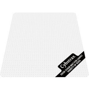 Office Chair Mat for Carpet Floor, 0.1" Thick 48" x 40" Heavy Duty Computer Chair Mats for Low Pile Carpet, Transparent Carpet Protector Floor Mats for Home (Rectangular)