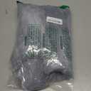 LIFEREVO Pack of 2 Fluffy Faux Rabbit Fur Pillowcases, Elegant Cute Plush Shaggy Bubble Bed Pillow Cases Standard Size Zipper Closure, Home Decorative Furry Fuzzy Long Pillow Shams 20x26, Light Grey