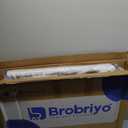 BROBRIYO PRO, Stackable & Foldable Conference Room Chairs with 2X Thick Cushion, Lumbar Support, Armrest - Mesh Bouncing Back for Office Meeting, Conference, Training Room Chair 1 Pack (Black)