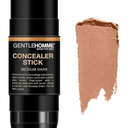 Concealer Stick with Brush for Men - Eraser Dark Circles - Men’s Multi-Use Concealer - Dual Sided Full Coverage with Soft Brush- Buildable Coverage Makeup - All Skin Type - (Medium Dark)